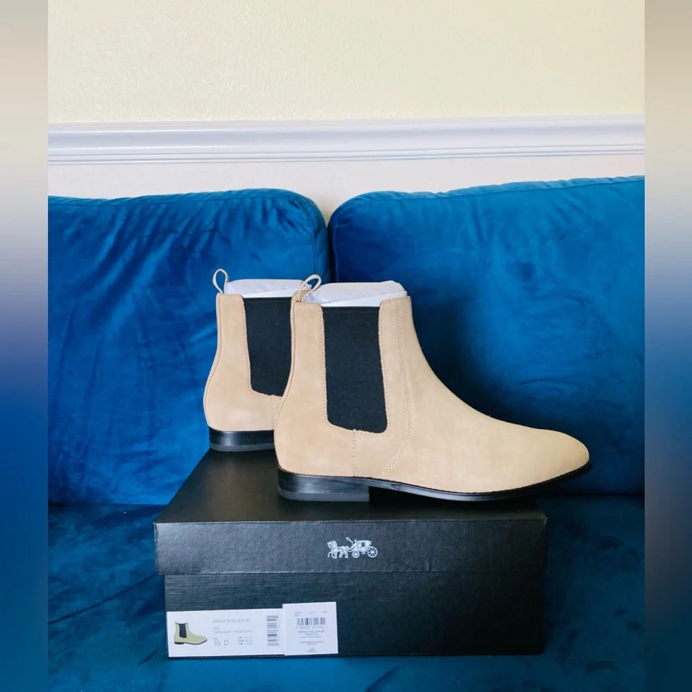 NWT COACH GRAHAM CHELSEA MEN BOOTS